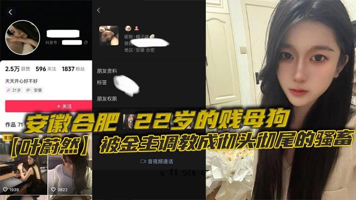 安徽合肥22年前，狗妈妈由主人出钱，由学校主人教书，穿着黑裤的奴隶制服，大腿不见了。
